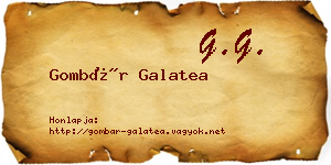 Gombár Galatea névjegykártya